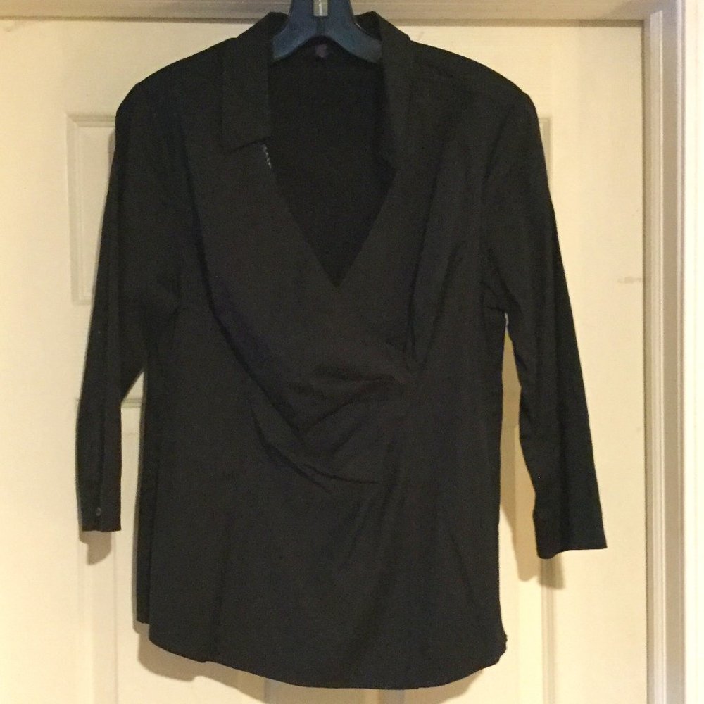NYDJ Black Blouse Size M